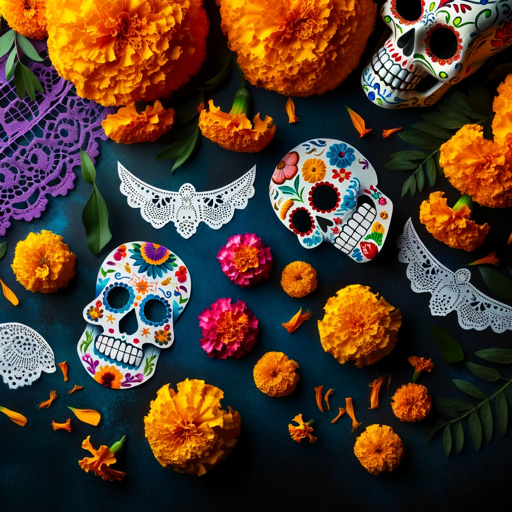 (Art Style) Día de los Muertos logo